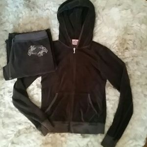 Juicy Couture velour track suit